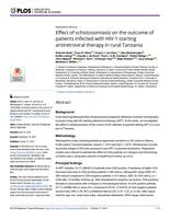 Effect of schistosomiasis on the outcome of patients infected with HIV-1 starting antiretroviral therapy in rural Tanzania