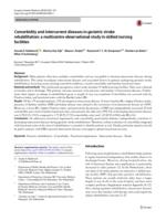 Comorbidity and intercurrent diseases in geriatric stroke rehabilitation: a multicentre observational study in skilled nursing facilities
