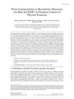 From Consternation to Revelation: Discovery of a Role for IGSF1 in Pituitary Control of Thyroid Function