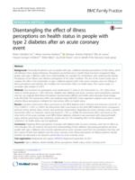 Disentangling the effect of illness perceptions on health status in people with type 2 diabetes after an acute coronary event