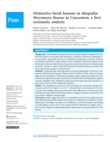 Distinctive facial features in idiopathic Moyamoya disease in Caucasians: a first systematic analysis