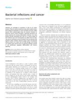 Bacterial infections and cancer