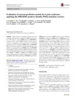 Evaluation of current prediction models for Lynch syndrome: updating the PREMM5 model to identify PMS2 mutation carriers