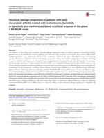 Structural damage progression in patients with early rheumatoid arthritis treated with methotrexate, baricitinib, or baricitinib plus methotrexate based on clinical response in the phase 3 RA-BEGIN study