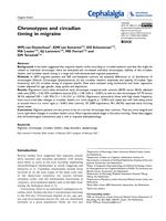 Chronotypes and circadian timing in migraine