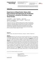 Importance of Reperfusion Status after Intra-Arterial Thrombectomy for Prediction of Outcome in Anterior Circulation Large Vessel Stroke