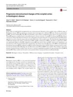 Progressive microstructural changes of the occipital cortex in Huntington's disease