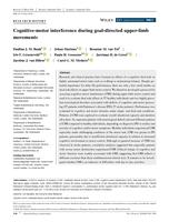 Cognitive-motor interference during goal-directed upper-limb movements