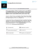 Characterization of the virulence of a non-RT027, non-RT078 and binary toxin-positive Clostridium difficile strain associated with severe diarrhea