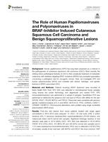 The Role of Human Papillomaviruses and Polyomaviruses in BRAF-Inhibitor Induced Cutaneous Squamous Cell Carcinoma and Benign Squamoproliferative Lesions