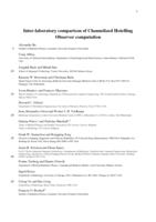 Inter-laboratory comparison of channelized hotelling observer computation