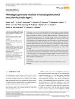 Phenotype-genotype relations in facioscapulohumeral muscular dystrophy type 1