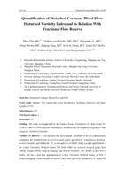 Quantification of disturbed coronary flow by disturbed vorticity index and relation with fractional flow reserve