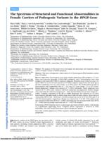 The Spectrum of Structural and Functional Abnormalities in Female Carriers of Pathogenic Variants in the RPGR Gene