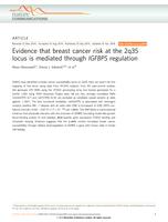 Evidence that breast cancer risk at the 2q35 locus is mediated through IGFBP5 regulation (vol 5, 4999, 2014)