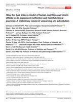 How the dual process model of human cognition can inform efforts to de-implement ineffective and harmful clinical practices: A preliminary model of unlearning and substitution