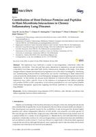 Contribution of Host Defence Proteins and Peptides to Host-Microbiota Interactions in Chronic Inflammatory Lung Diseases