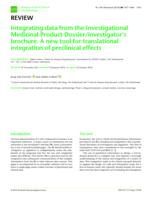 Integrating data from the Investigational Medicinal Product Dossier/investigator's brochure. A new tool for translational integration of preclinical effects