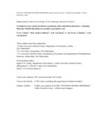 Treatment course and its predictors in patients with somatoform disorders: A routine outcome monitoring study in secondary psychiatric care