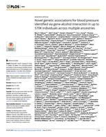 Novel genetic associations for blood pressure identified via gene-alcohol interaction in up to 570K individuals across multiple ancestries