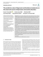 The predictive value of Approach and Avoidance tendencies on the onset and course of depression and anxiety disorders