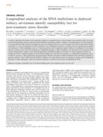 Longitudinal analyses of the DNA methylome in deployed military servicemen identify susceptibility loci for post-traumatic stress disorder