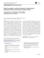 Reduced amygdala reactivity and impaired working memory during dissociation in borderline personality disorder