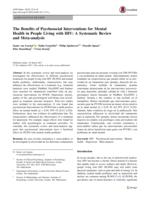 The Benefits of Psychosocial Interventions for Mental Health in People Living with HIV: A Systematic Review and Meta-analysis