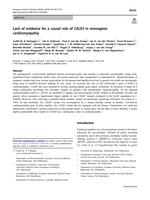 Lack of evidence for a causal role of CALR3 in monogenic cardiomyopathy