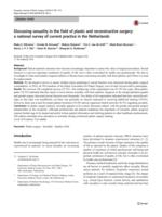 Discussing sexuality in the field of plastic and reconstructive surgery: a national survey of current practice in the Netherlands