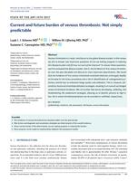 Current and future burden of venous thrombosis: Not simply predictable