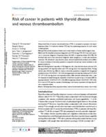 Risk of cancer in patients with thyroid disease and venous thromboembolism
