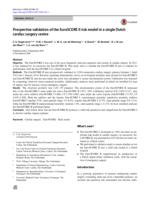 Prospective validation of the EuroSCOREII risk model in asingle Dutch cardiac surgery centre