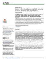 Dectin-1/2-induced autocrine PGE(2) signaling licenses dendritic cells to prime Th2 responses