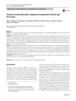 Ovarian survival after pelvic radiation: transposition until the age of 35years