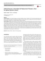 Artificial Pancreas or Novel Beta-Cell Replacement Therapies: a Race for Optimal Glycemic Control?