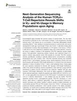 Next-Generation Sequencing Analysis of the Human TCR gamma delta plus T-Cell Repertoire Reveals Shifts in V gamma- and V delta-Usage in Memory Populations upon Aging