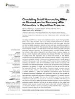 Circulating Small Non-coding RNAs as Biomarkers for Recovery After Exhaustive or Repetitive Exercise