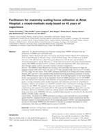 Facilitators for maternity waiting home utilisation at Attat Hospital: a mixed-methods study based on 45 years of experience