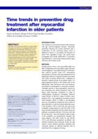 Time trends in preventive drug treatment after myocardial infarction in older patients