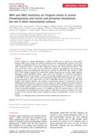 IDH1 and IDH2 mutations are frequent events in central chondrosarcoma and central and periosteal chondromas but not in other mesenchymal tumours