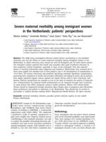 Severe maternal morbidity among immigrant women in the Netherlands: patients' perspectives