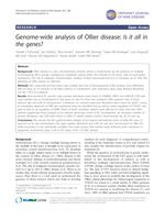 Genome-wide analysis of Ollier disease: Is it all in the genes?