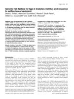 GENETIC RISK FACTORS FOR TYPE 2 DIABETES MELLITUS AND RESPONSE TO SULFONYLUREA TREATMENT