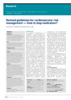 Revised guidelines for cardiovascular risk management - time to stop medication? A practice-based intervention study