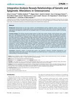 Integrative Analysis Reveals Relationships of Genetic and Epigenetic Alterations in Osteosarcoma