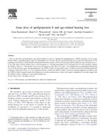 Gene dose of apolipoprotein E and age-related hearing loss