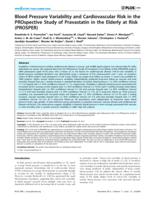 Blood Pressure Variability and Cardiovascular Risk in the PROspective Study of Pravastatin in the Elderly at Risk (PROSPER)