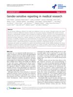 Gender-sensitive reporting in medical research