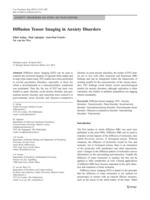 Diffusion Tensor Imaging in Anxiety Disorders